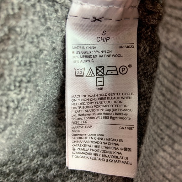 GAP Honeycomb Turtleneck Cozy Sweater Size Small - Picture 5 of 6